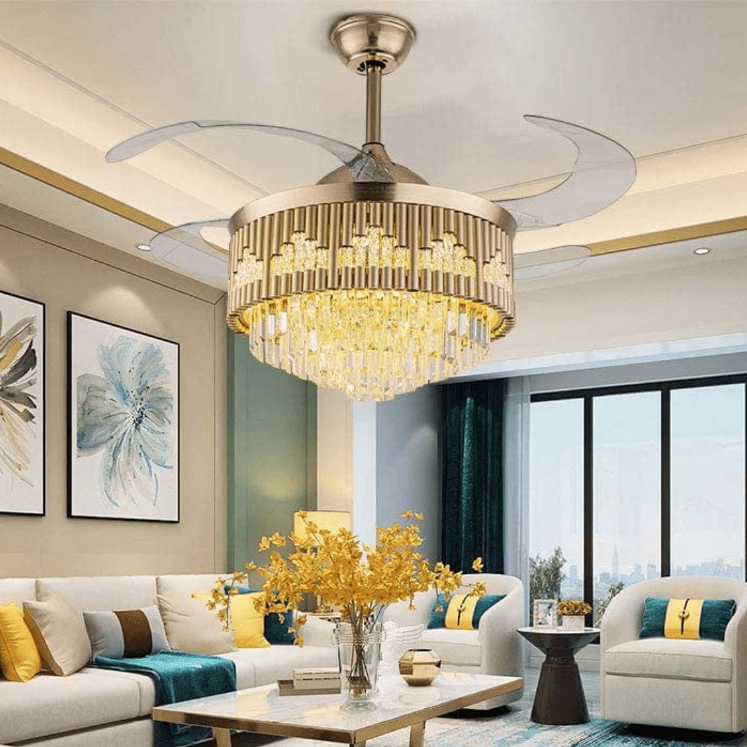 Luxuriosa Crystal Chandelier Ceiling Fa