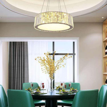 Glamour Ray LUXE VISTA LED CRYSTAL CHANDELIER ROUND: Timeless Elegance and Modern Brilliance in One