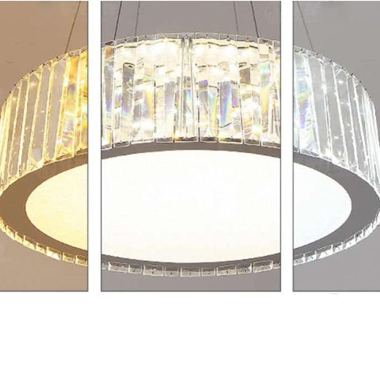 Glamour Ray LUXE VISTA LED CRYSTAL CHANDELIER ROUND: Timeless Elegance and Modern Brilliance in One