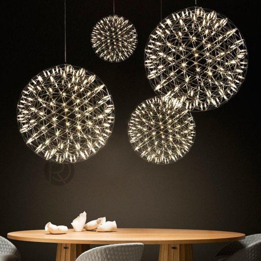 Glamour Ray LUXE SPARK GLOBE Chandeliers: Captivating Elegance for Stylish Illumination