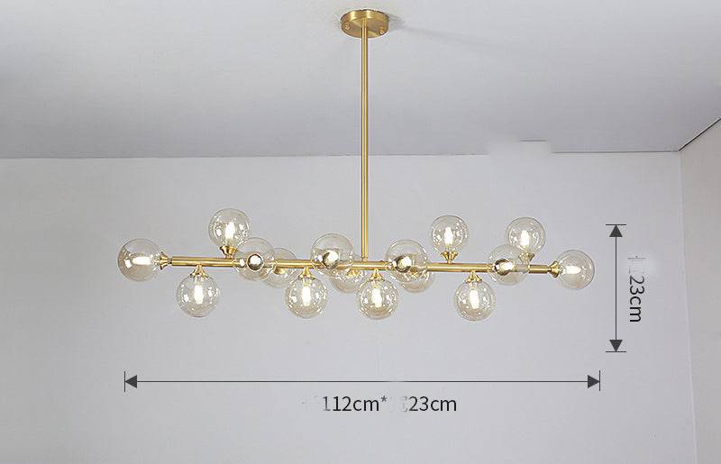 Glamour Ray Top-Grade LED Raindrop Style Chandelier - Modern Elegance with 16-Light Design for Dining, Living, and Bedrooms