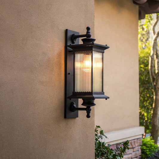 Glamour Ray Luxury Outdoor Wall Light Fixture: Enhance Your Exterior with Elegance